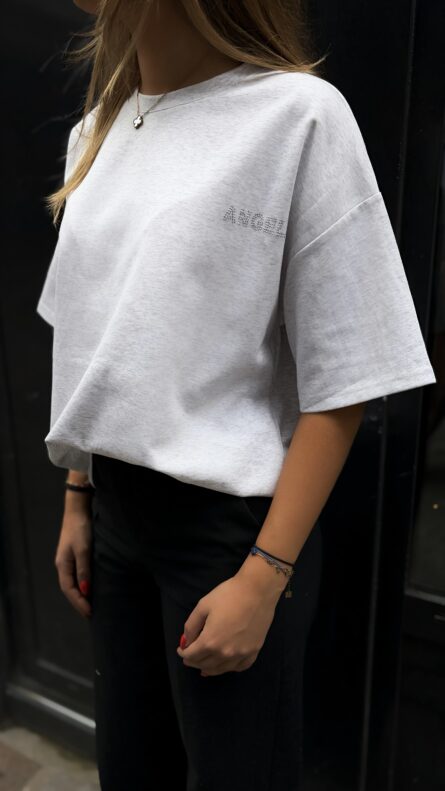 T SHIRT ANGEL - GRIS
