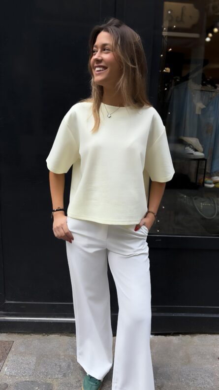 T SHIRT LUCIA - JAUNE