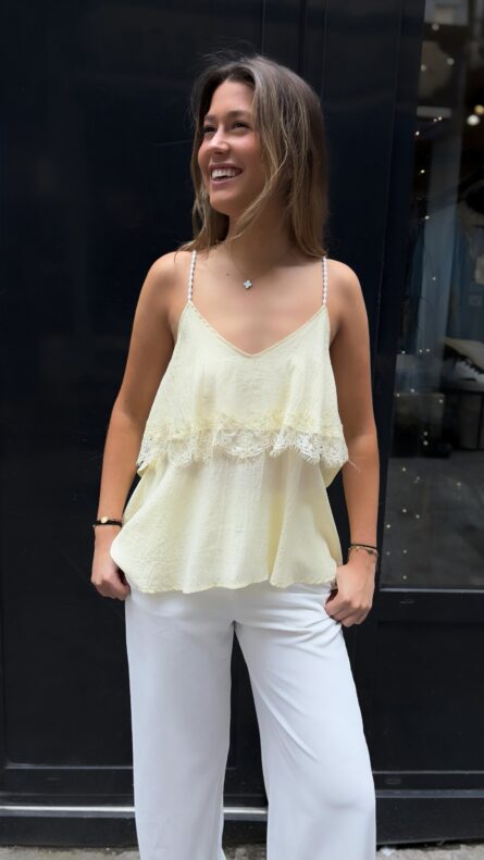 TOP JULIA - JAUNE