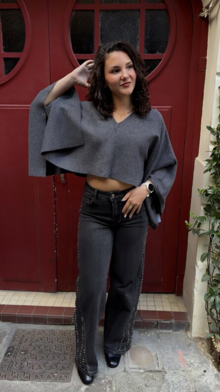 PULL AURORE - GRIS – Image 2